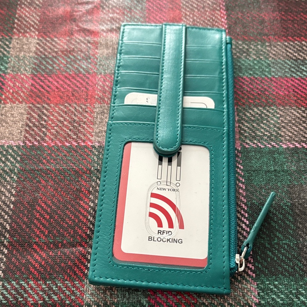 Teal RFID Blocking Wallet